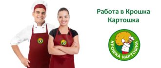 Работа в Крошка Картошка