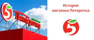 История магазина Пятерочка