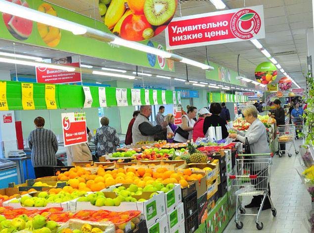 Магазин Пятерочка внутри