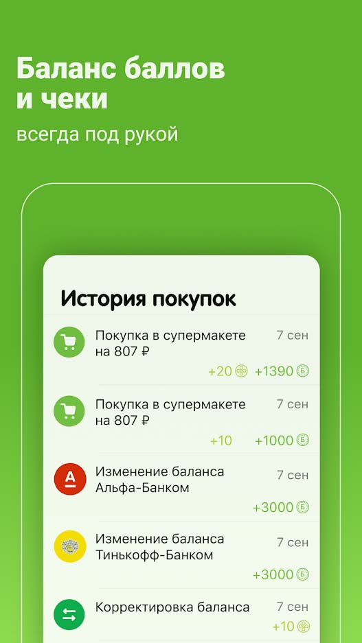 Баланс баллов