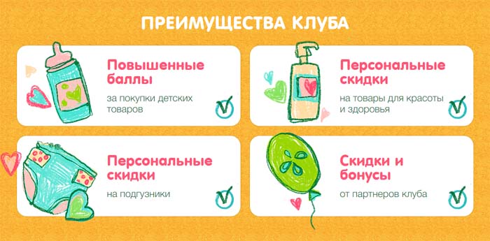 Преимущества семейного клуба Перекресток