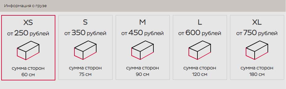Информация о грузе