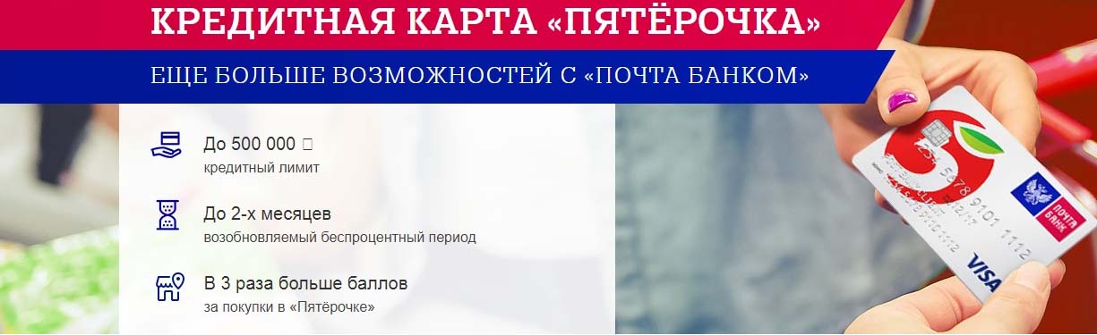 Условия по кредитной карте